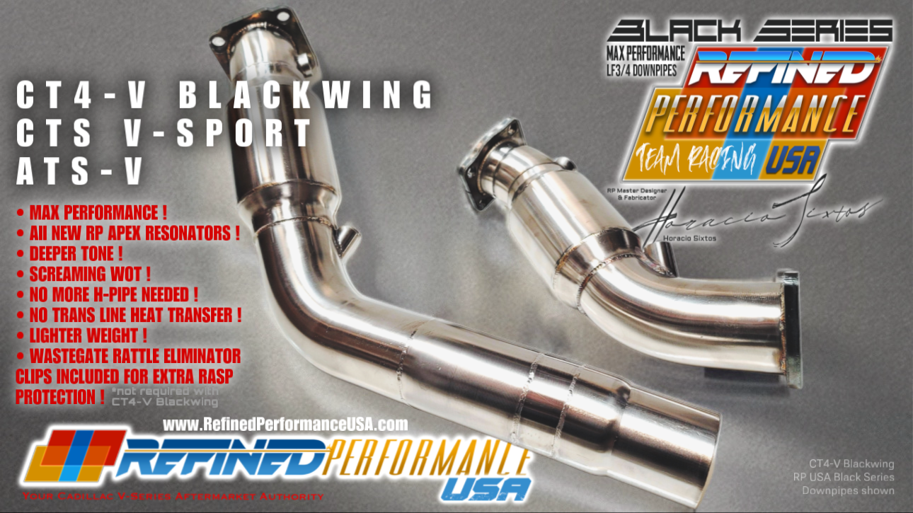 !Pre-Order! • LF3/4 "BLACK SERIES" Max Performance Catless Downpipes • NEW RELEASE