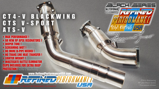 !Pre-Order! • LF3/4 "BLACK SERIES" Max Performance Catless Downpipes • NEW RELEASE